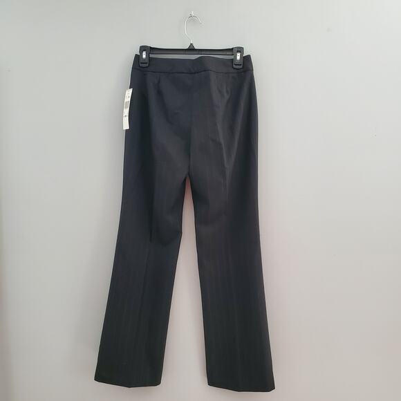 Anne Klein Black Striped Pantsuit 0P - Picture 3 of 15
